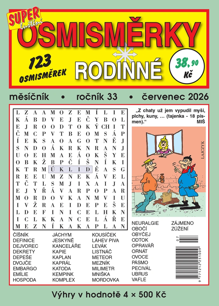 Rodinné osmisměrky 1-12 TC / 2027