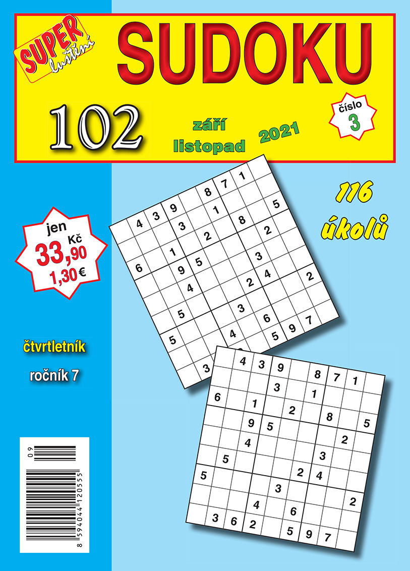 102 SUDOKU č. 1 - 2 TP / 2023
