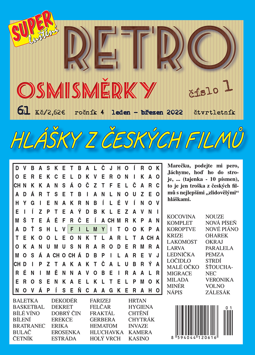 Retro osmisměrky č. 3-4 TP 2022