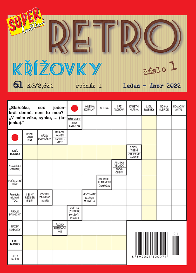 Retro křížovky č. 3-4 TP 2022