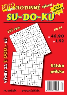 Rodinné výherní Sudoku č. 1-6 TC / 2026