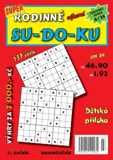 Rodinné výherní Sudoku č. 1 - 6 EC / 2027