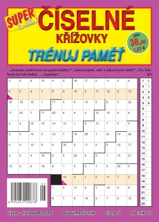 Trénuj paměť Číselné křížovky č. 1-6 TC  2027