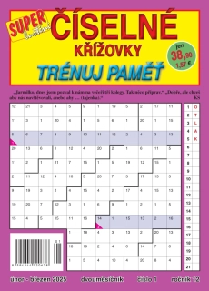 Trénink paměti Číselné křížovky č. 1-3 TP  2026