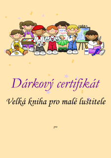 Dárkový certifikát děti