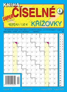 Kniha číselné křížovky č. 1 - 4 TC / 2026