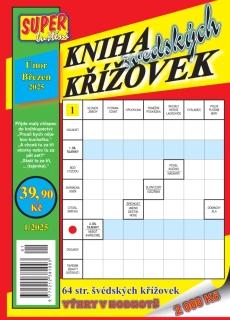 Kniha švédských křížovek 1-6 EC / 2026